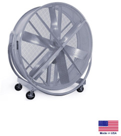 DRUM FAN Dolly Mounted - Belt Drive  84" - 1 Hp - 115V - 1 Phase - 47,500 CFM