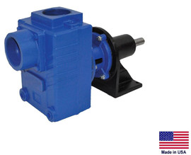 TRASH PUMP - Belt or Direct Drive - Commercial - Cast Iron - 9000 GPH - 2" Ports