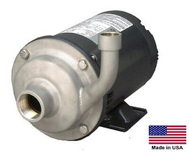 STRAIGHT CENTRIFUGAL PUMP - 2160 GPH - 1/2 Hp - 115/230V - 3/4" In / 1/2" Out