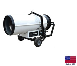 PORTABLE HEATER Coml/Industrial - Ductable - VP & NG Fired - 404,000 BTU