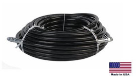JETTER HOSE High Pressure - 50 Ft - 4400 PSI - 1/4" Diameter  1/4" Inlet/Outlet