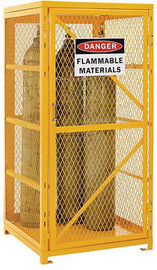 CYLINDER STORAGE CABINET for Propane & Welding Gas & Compressed Air Tanks 65x31
