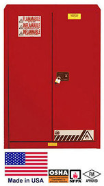 CABINET Hazardous Materials / Flammable Liquids - 45 Gallon - 65H x 43W x 18D  R