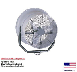 COOLING FAN Industrial - Optional Mount - 24" - 1 Hp - 460V - 3 Ph - 5,900 CFM
