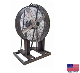 DRUM FAN Industrial - Stand Mounted - 48" - 3 Hp - 230V - 3 Phase - 32,700 CFM