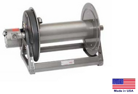 ELECTRIC HOSE REEL for Pressure Washers & Sprayers - 14" - for 5/8" & 3/4" Hose