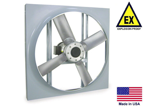 PANEL AXIAL EXHAUST FAN - Explosion Proof - 42" - 230/460V - 2 Hp - 16,100 CFM