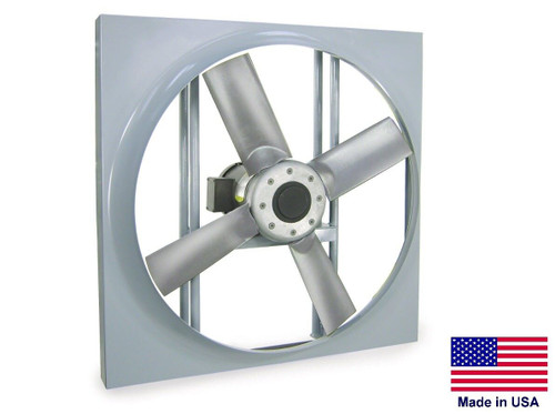 PANEL AXIAL EXHAUST FAN - Direct Drive - 20" - 230/460V - 3/4 Hp - 4990 CFM