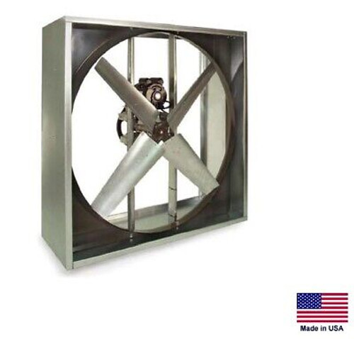 EXHAUST FAN Industrial - Belt Drive - 24" - 1/2 Hp - 115V - 2 Speed - 5,000 CFM