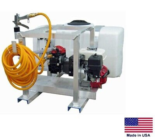 SPRAYER Commercial - Skid Mounted - 5.5 Hp - 6 GPM - 290 PSI - 50 Gallon Tank