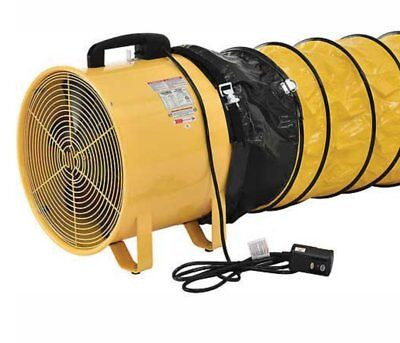 BLOWER / VENTILATOR with 16 Ft Ducting - 16" - 115V - 2 Speed - 2670/2850 CFM