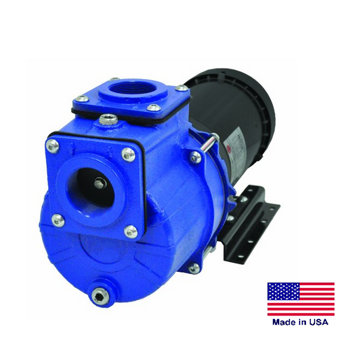 CENTRIFUGAL CHEMICAL PUMP - Cast Iron - 7800 GPH - 2" Ports - 208-230/460V