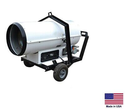 PORTABLE HEATER Coml/Industrial - Ductable - VP & NG Fired - 255,000 BTU