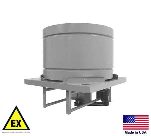 ROOF VENTILATOR EXPLOSION Proof Fan - 60" - 115/230V - 1 Ph - 2 Hp - 33,300 CFM