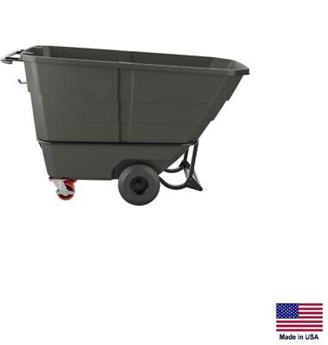 TILT BIN TRUCK Commercial - 1/2 Cubic Yard - 800 Lb Cap - Multiple Unit Towable