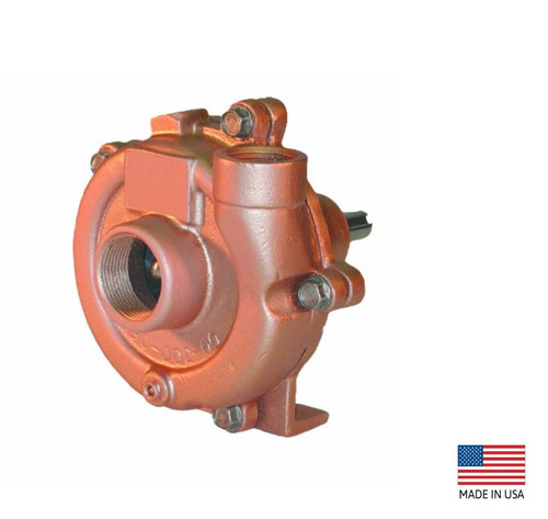 CENTRIFUGAL PUMP - Cast Bronze - Belt Driven - 1-1/4" & 1" Ports - 5,100 GPH CENTRIFUGAL PUMP - Cast Bronze - Belt Driven - 1-1/4" & 1" Ports - 5,100 GPH