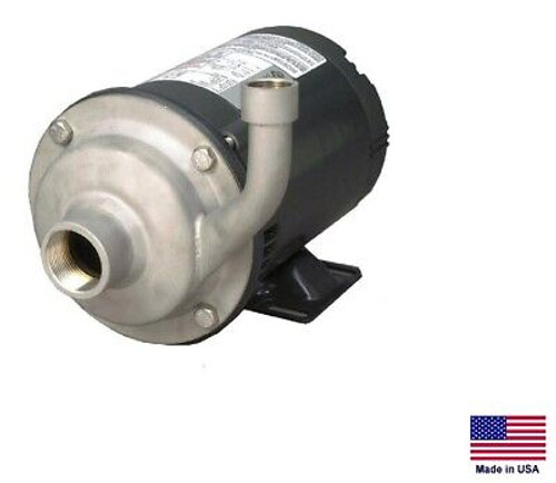 STRAIGHT CENTRIFUGAL PUMP - 3480 GPH - 3/4 Hp - 115/230V - 1.25" In / 3/4" Out