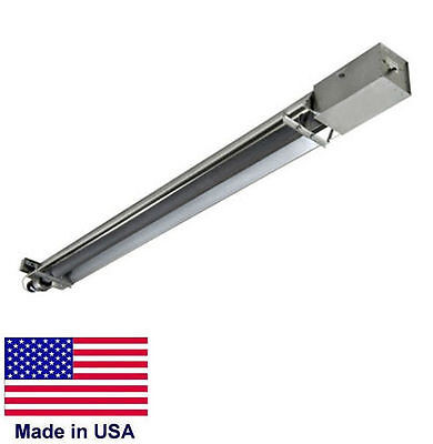 STRAIGHT TUBE HEATER Commercial - Infrared - LP Propane - 30 Ft - 125,000 BTU