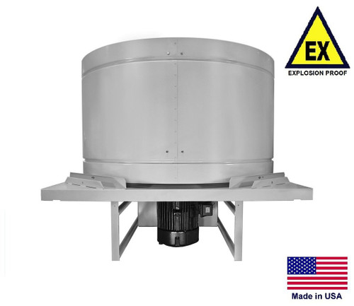 ROOF VENTILATOR FAN - Explosion Proof - 30" - 3 Hp - 15,300 CFM - 115/230V