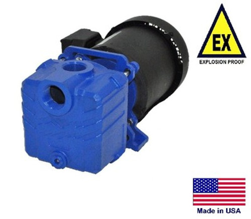 CENTRIFUGAL PUMP Explosion Proof - 4020 GPH - 3/4 Hp - 230/460V - 1.25" Ports