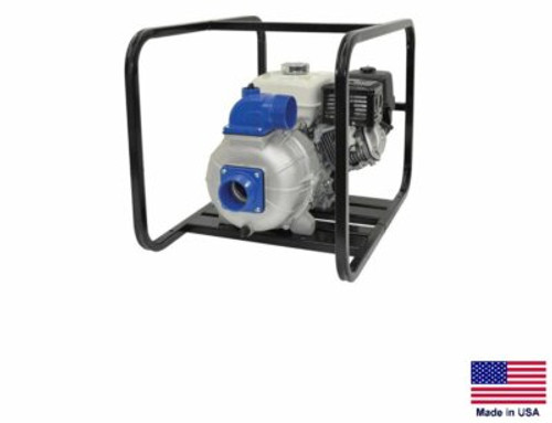 TRASH PUMP Commercial - Cast Aluminum - 8 Hp Briggs - 3" Ports - 23,400 GPH