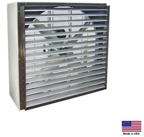 EXHAUST FAN Industrial - Combination - 48" - 2 Hp - 115/230V - 1 Ph - 21,100 CFM