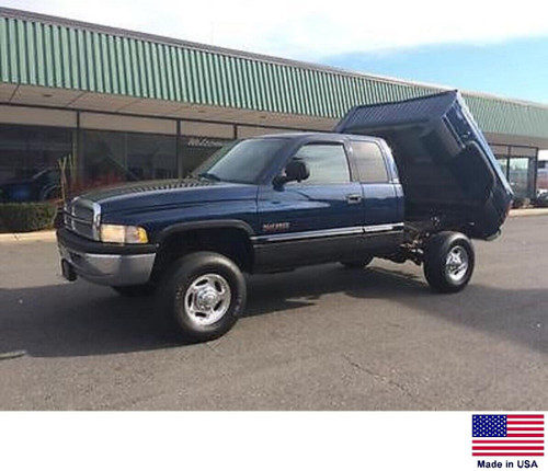 PICKUP BED DUMP KIT 1994 thru 2002 Dodge Pickups w/8 Ft Beds - Power ↑ Power ↓