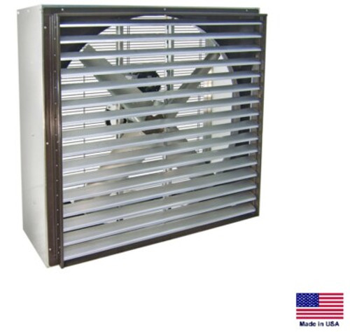 EXHAUST FAN Industrial - Combination - 48" - 1.5 Hp - 115/230V  1 Ph  21,500 CFM