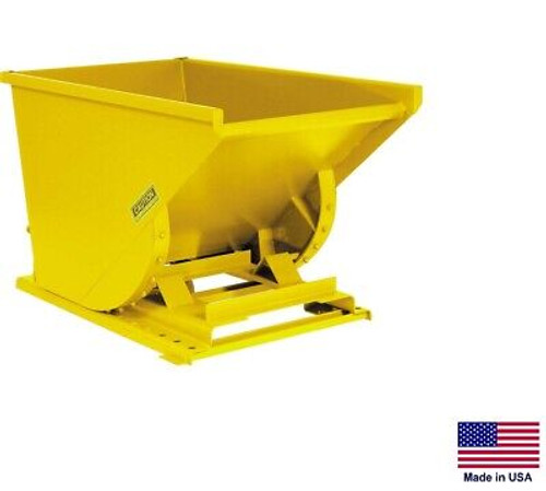 FORKLIFT HOPPER / DUMPSTER Commercial - Self Dumping - 3/4 CY - 6000 Lb Cap MDY