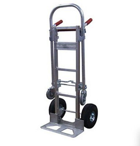 DOLLY / HAND TRUCK Convertible to Platform - Aluminum - 600 Lb Capacity 52H BP P