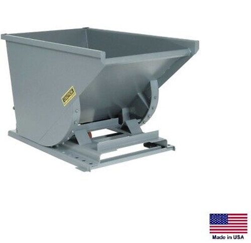 FORKLIFT HOPPER / DUMPSTER Industrial - Self Dumping - 1.5 CY - 7000 Lb Cap HDG