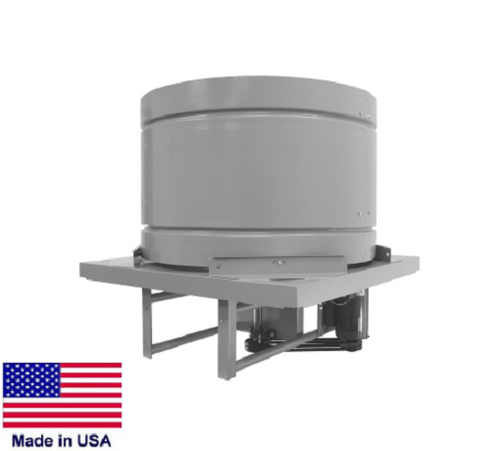 ROOF VENTILATOR EXHAUST FAN - 24" -  115/230V - 1 Ph - 3 Hp - 10735 CFM - IAS