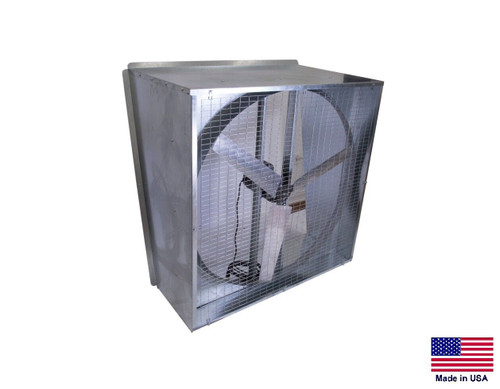 AGRICULTURAL EXHAUST FAN Slant Wall - Direct Drive  48" - 230V - 1 Ph 18,600 CFM