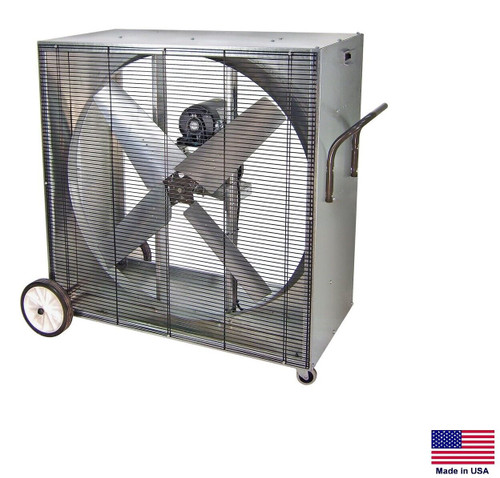 BOX FAN - Industrial - Belt Drive - 48" - 2 Hp - 115V - 1 Phase  21,100 CFM
