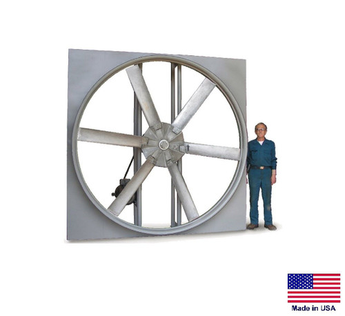 PANEL AXIAL EXHAUST FAN - Belt Drive - 60" - 230/460V - 15 Hp - 61,932 CFM