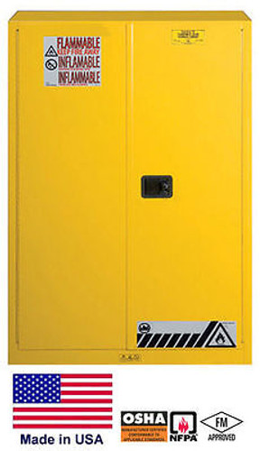 CABINET Hazardous Materials / Flammable Liquids - 45 Gallon - 65H x 43W x 18D  Y