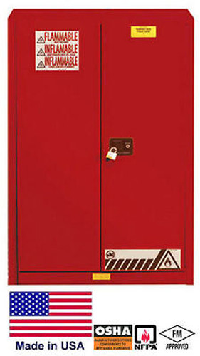 CABINET Hazardous Materials / Flammable Liquids - 45 Gallon - 65H x 43W x 18D  R