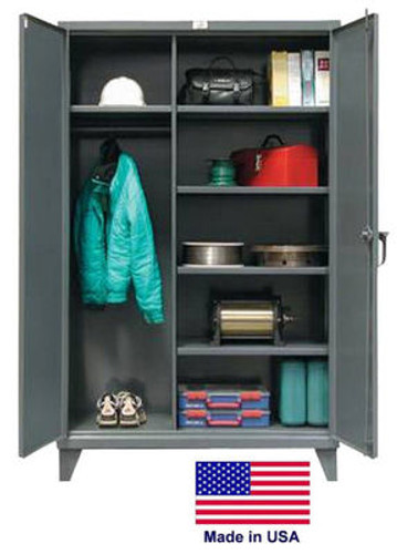 COMBINATION STEEL LOCKER CABINET Commercial - Lockable - 78 H x 24 D x 72 W