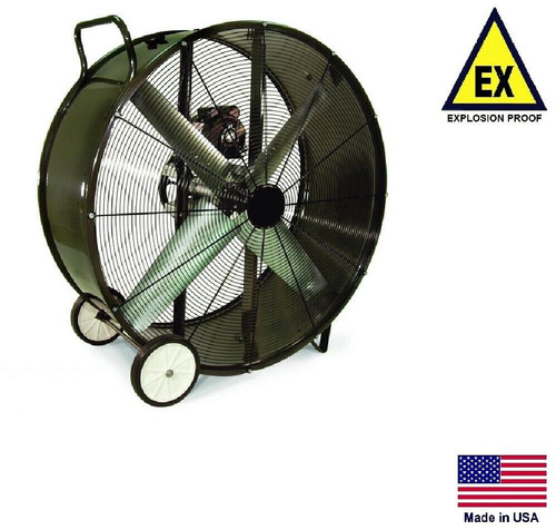 DRUM FAN Explosion Proof - Industrial - 48" - 1 Hp - 115/230V - 19,460 CFM