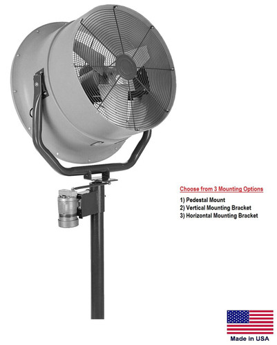 COOLING FAN Industrial - Oscillating - 30" - 1/2 Hp - 460V - 3 Ph - 7,900 CFM