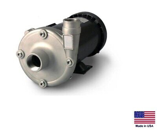 CENTRIFUGAL PUMP - Stainless Stl 3/4 Hp - 230/460V - 1-1/4" & 1" Ports  2580 GPH