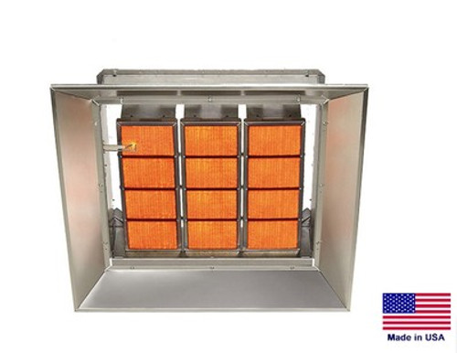 CERAMIC INFRARED HEATER Commercial/Industrial - LP Propane Fired - 100,000 BTU