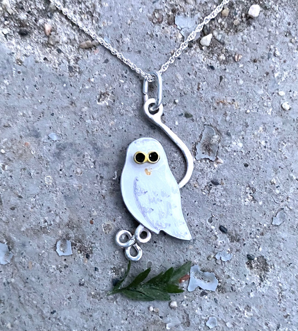Snowy Owl Necklace