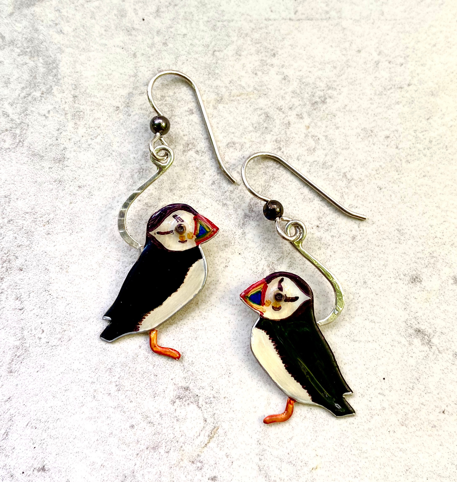 Puffin earrings clearance