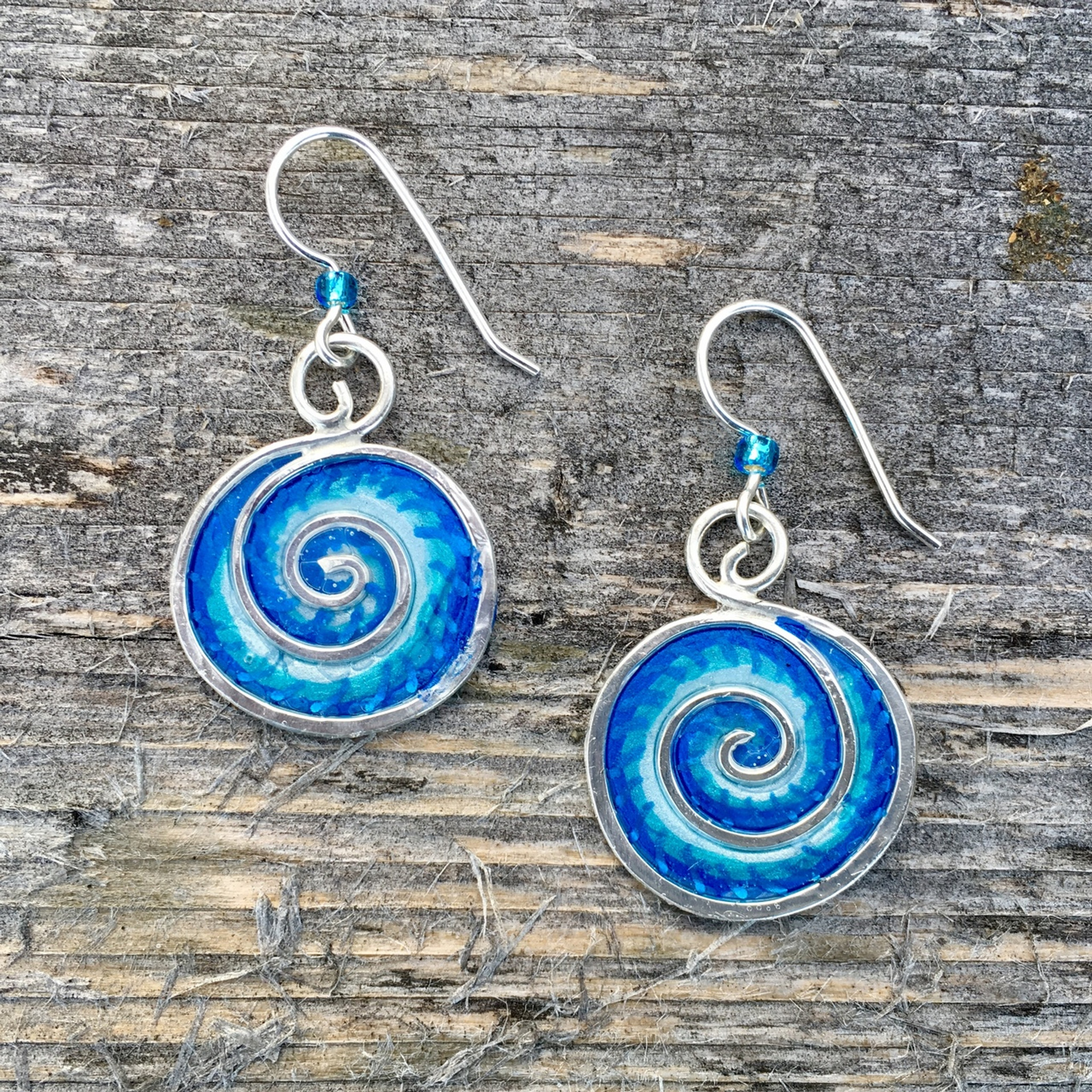 Blue Jay Feather earrings – Nora Catherine