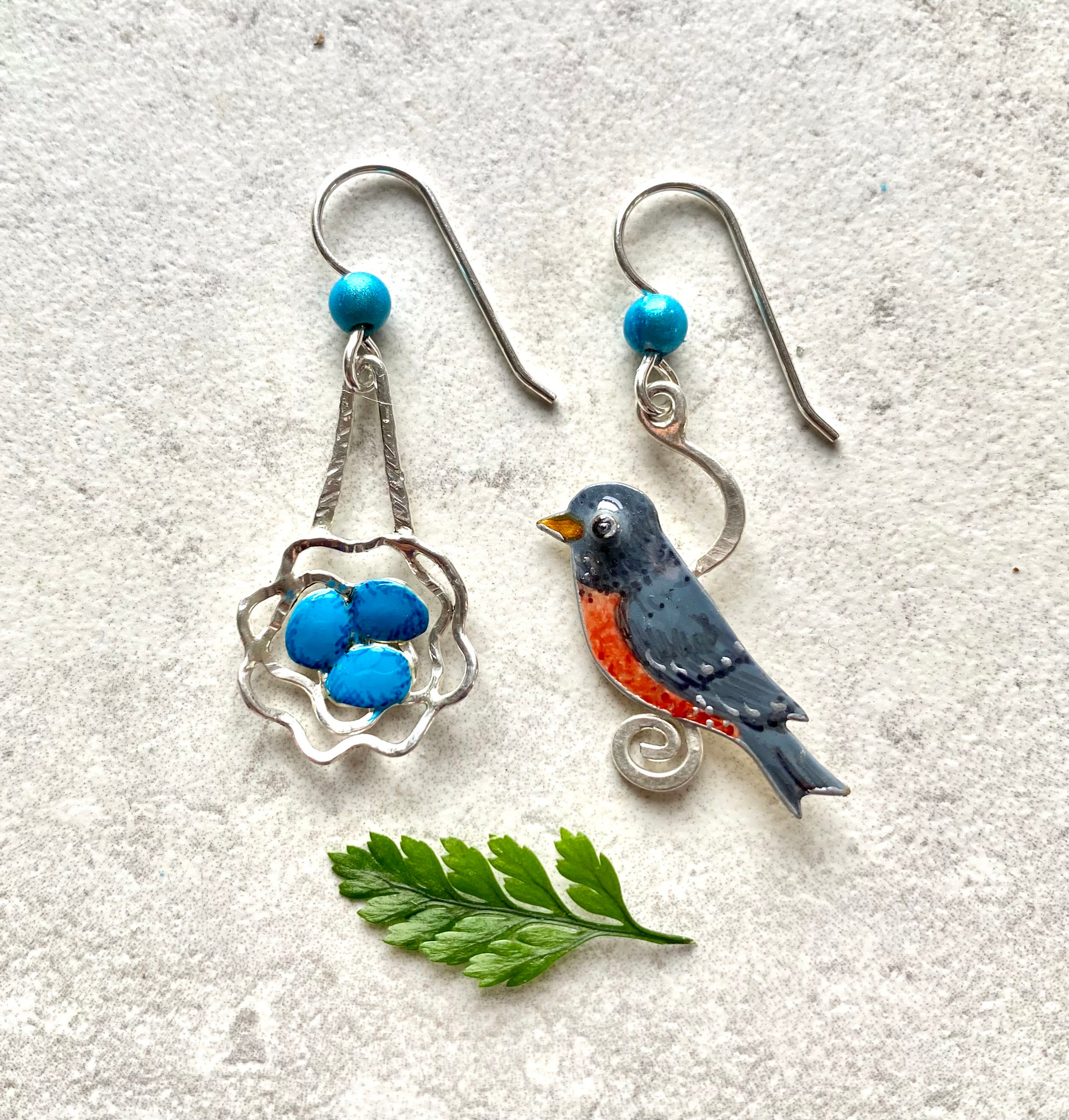 Nesting Robin Earrings