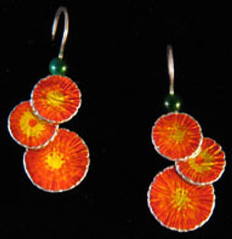 Indian Paintbrush Earrings