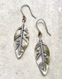 Monarch Butterflies are one of the wonders of our world. Their migration that spans thousands of miles is nothing short of a miracle. Milkweed is the only food source for their caterpillars, so they lay their eggs randomly on the bottoms of the leaves. These earrings pay tribute to the monarch butterfly and this stage of its life cycle. The earrings feature fresh water pearl eggs that have been "laid" on the bottom of milkweed leaves. Texture on the leaves is carefully hammered on. The earrings are hand crafted out of Sterling silver and measure 3/4" wide by 1 3/4" tall, not including the handmade Sterling earring wires. They are light and comfortable to wear, and are the perfect gift!
