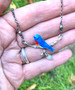Bluebird on Branch Necklace