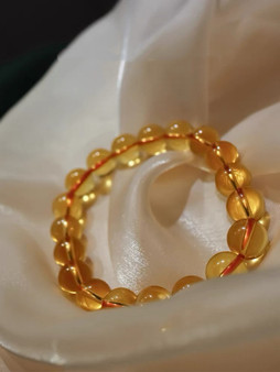 Clear Citrine Crystal Bracelet